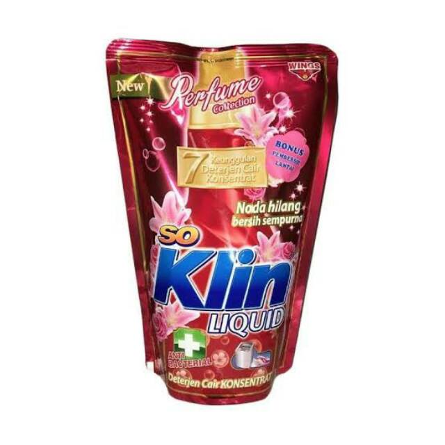 Soklin liquid soklin cair merah 750ml