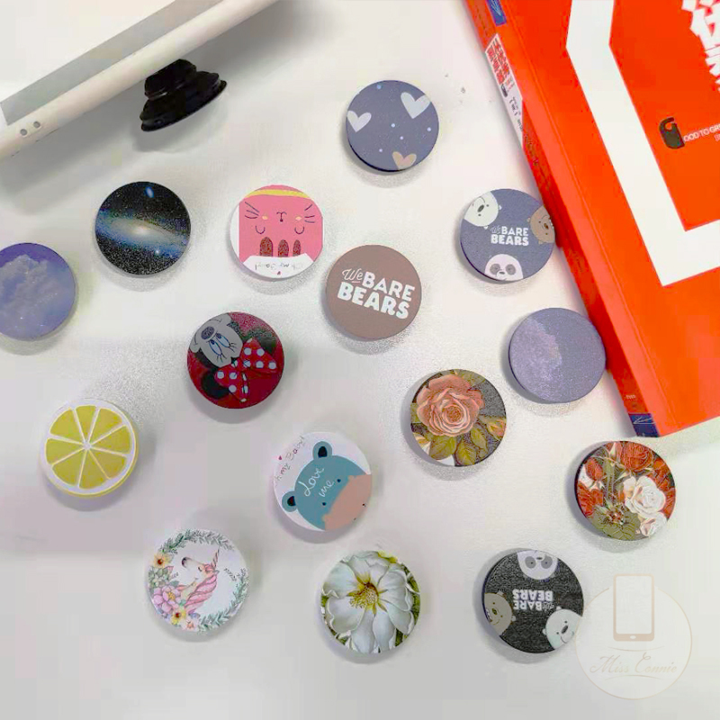 Stand Holder Popsocket Desain Bintang Hati Kucing Untuk Iphone Oppo Samsung Xiaomi Vivo