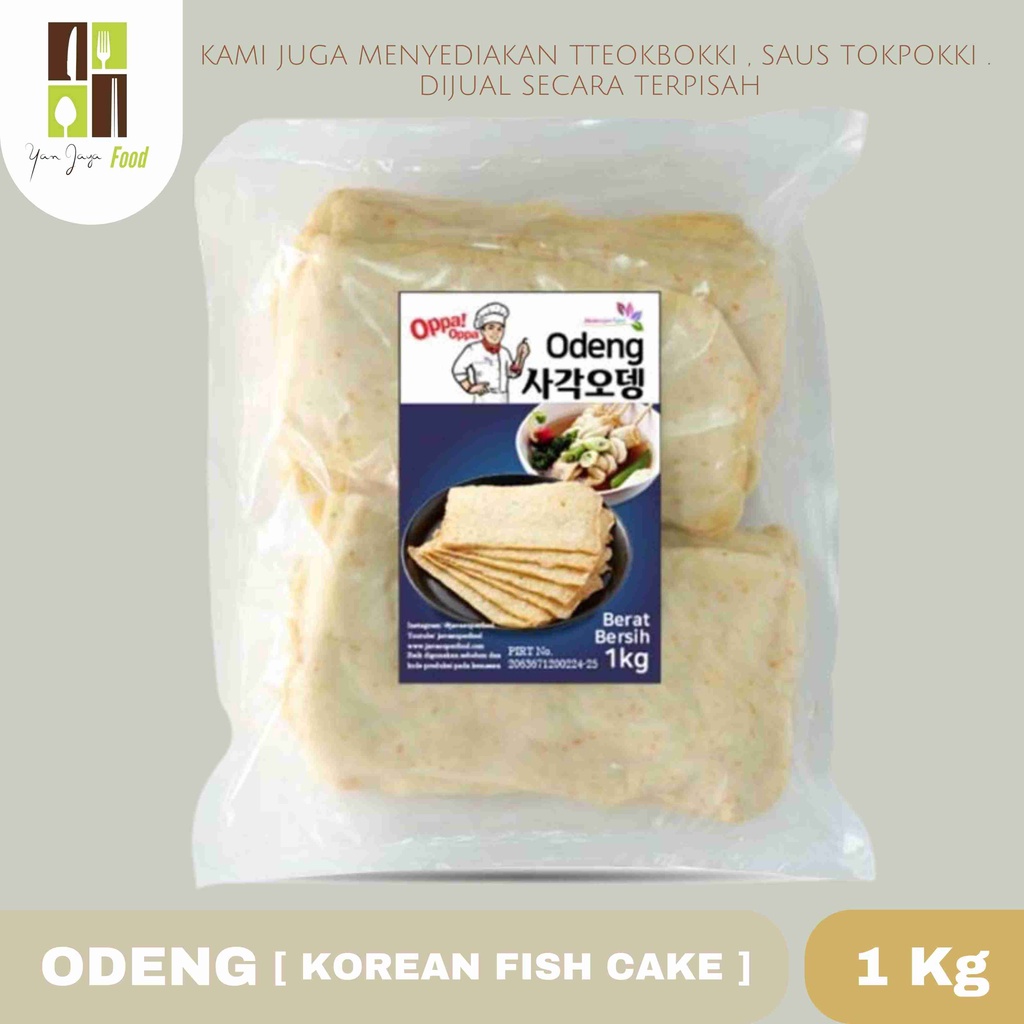 ODENG OPPA EOMUK KOREA FISH CAKE 1 KG HALAL