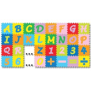 TAMPILAN BARU ORIGINAL NEW ISTIMEWA 333/ Karpet Puzzle Evamat Abjad Mini / Angka dan simbol / Alas