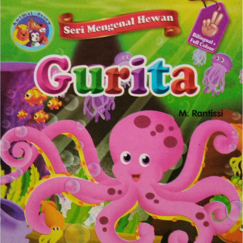 Jual Buku Cerita Anak Tentang Binatang Karakter Gurita Indonesia|Shopee  Indonesia