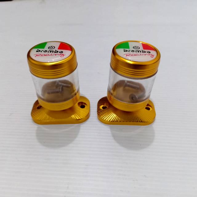 TUTUP MINYAK REM NMAX BREMBO  SEPASANG