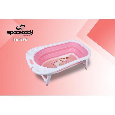 Spacebaby Space Baby Bak Mandi Bayi Lipat Folding Bathub Portable Traveling SB388