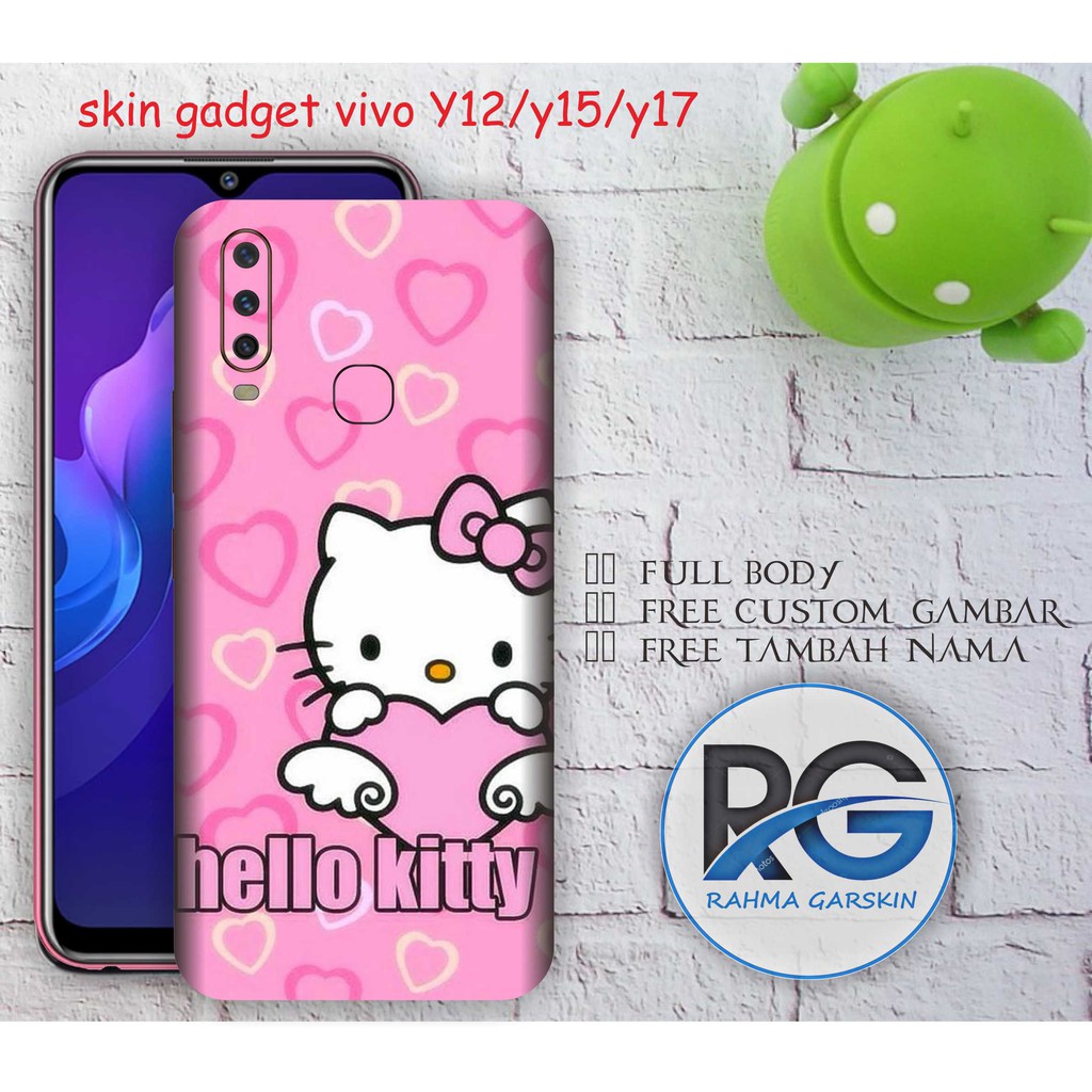 garskin hp vivo y12 y15 y17 motif hellokitty - free custom gambar