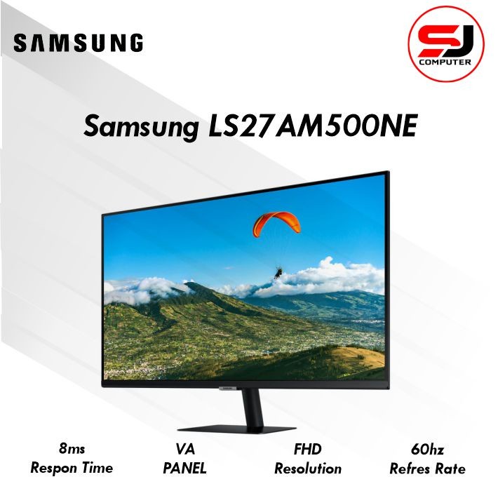 SAMSUNG SMART MONITOR M5 27&quot; S27AM500 HDR10 FHD (LS27AM500NE) RESMI