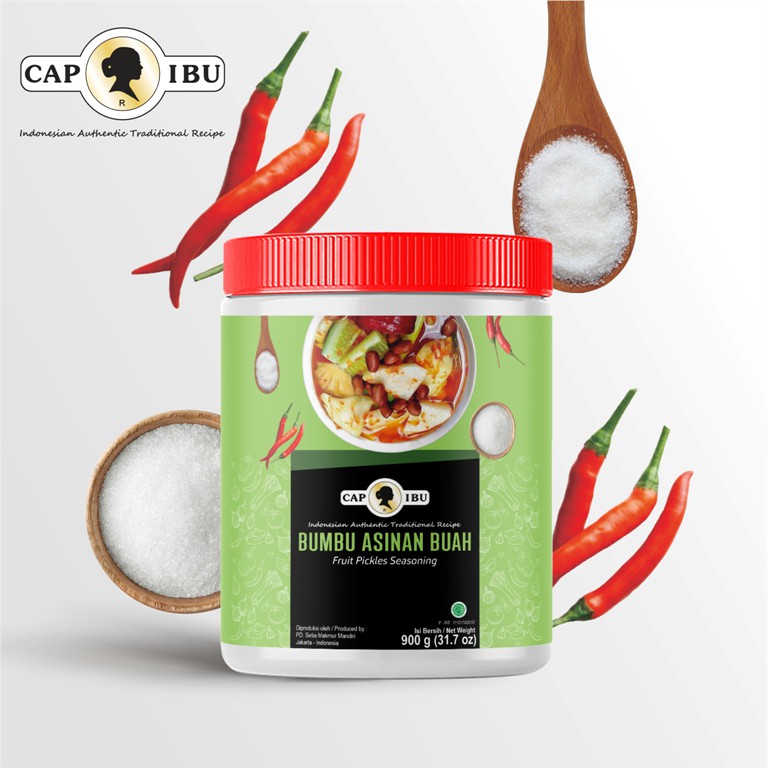 CAP IBU Bumbu Asinan Buah Kemasan Pot