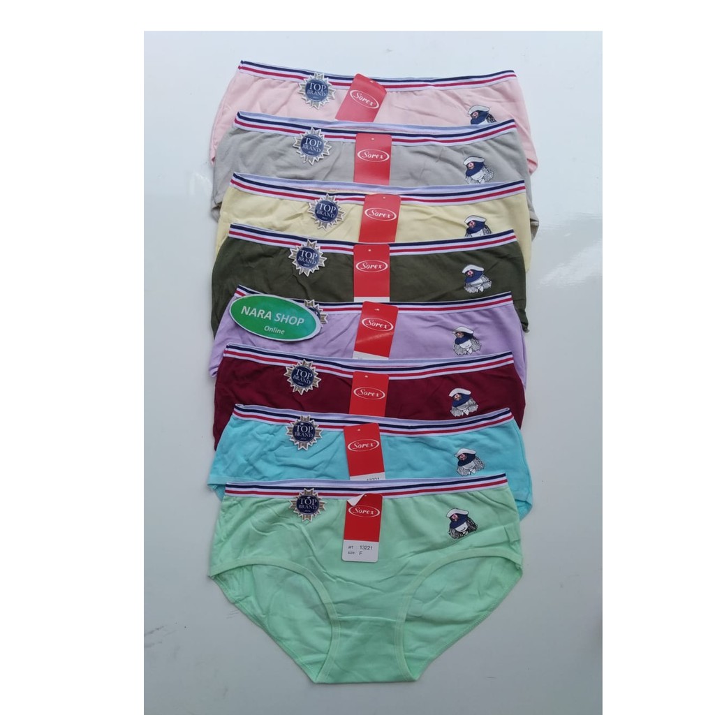 Grosir1 LUSIN Cd Sorex 13221 Wanita Dewasa | Pakaian Dalam Wanita Cd Wanita Dewasa | Sorex Bagus |