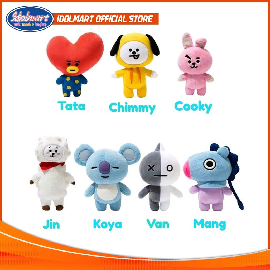 IDOLMART  Boneka Unofficial Cooky Tata Chimmy -Boneka Surabaya