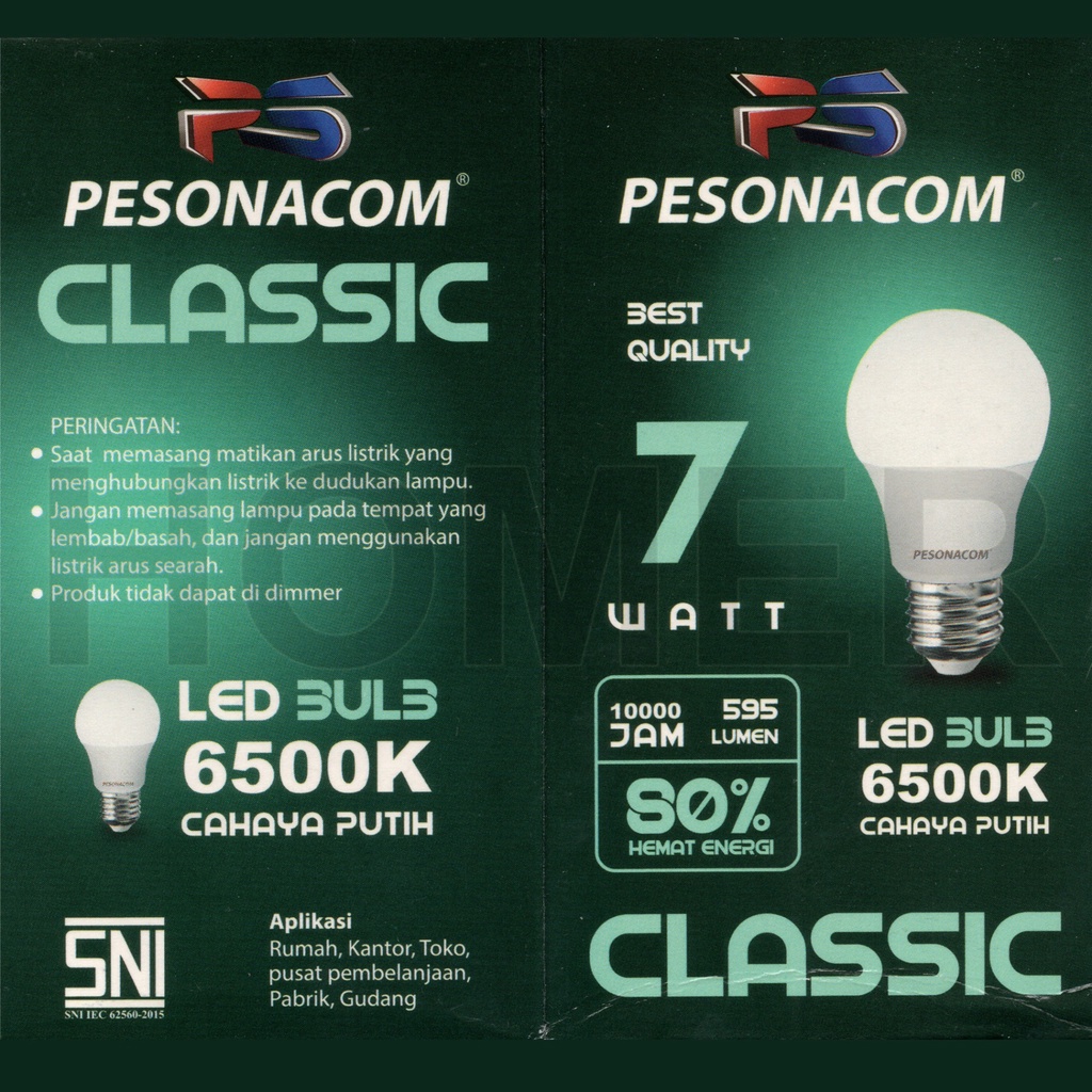 Pesonacom Lampu LED Bohlam Bulb Led Rumah kantor paling murah termurah SNI 7w 7watt 7 w 7 watt 9w 9watt 9 w 9 watt 12w 12watt 12 w 12 watt 15w 15watt 15 w 15 watt putih