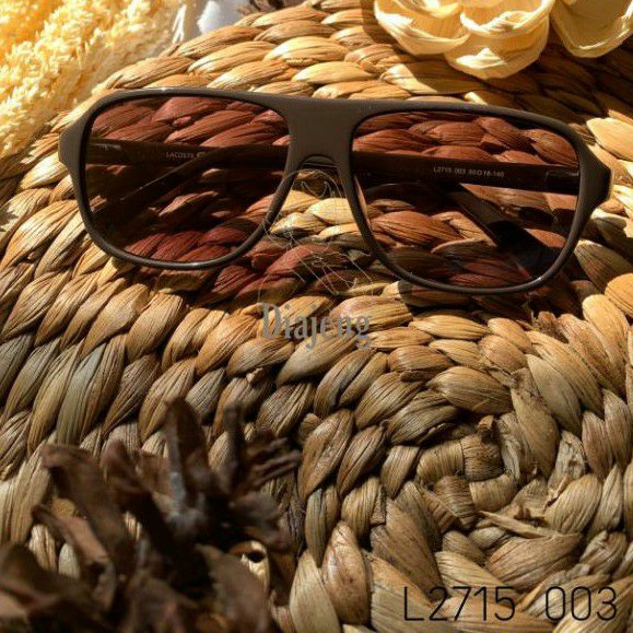 kacamata lacoste pria coklat L2715 003