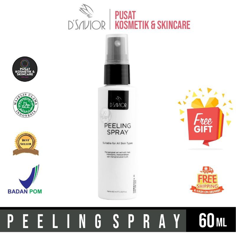 DSAVIOR PEELING SPRAY PENGHILANG DAKI BPOM