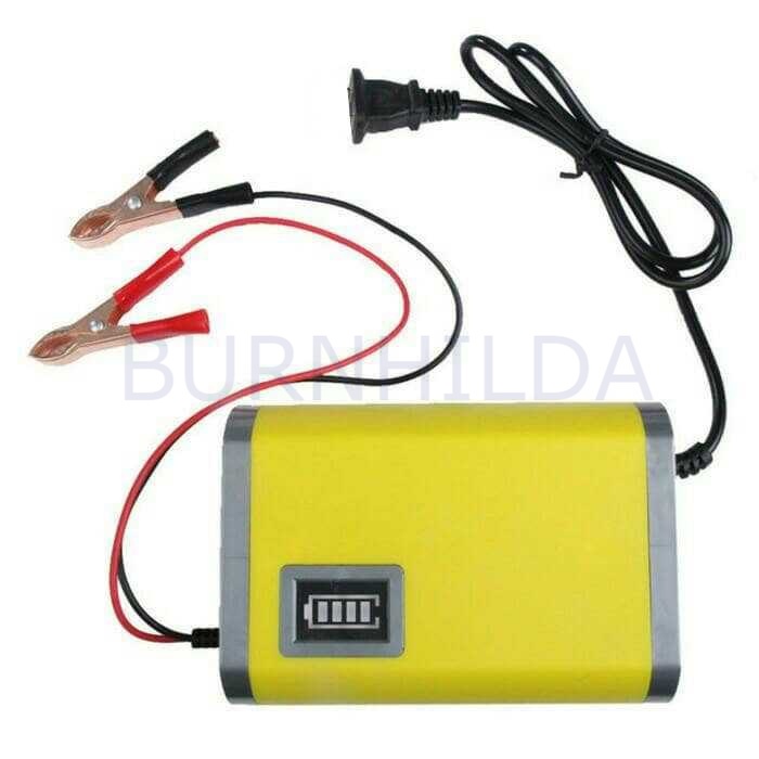 Charger Aki motor Portable Motorcycle Car Battery 6A 12V accesoris motor mobil burnhilda