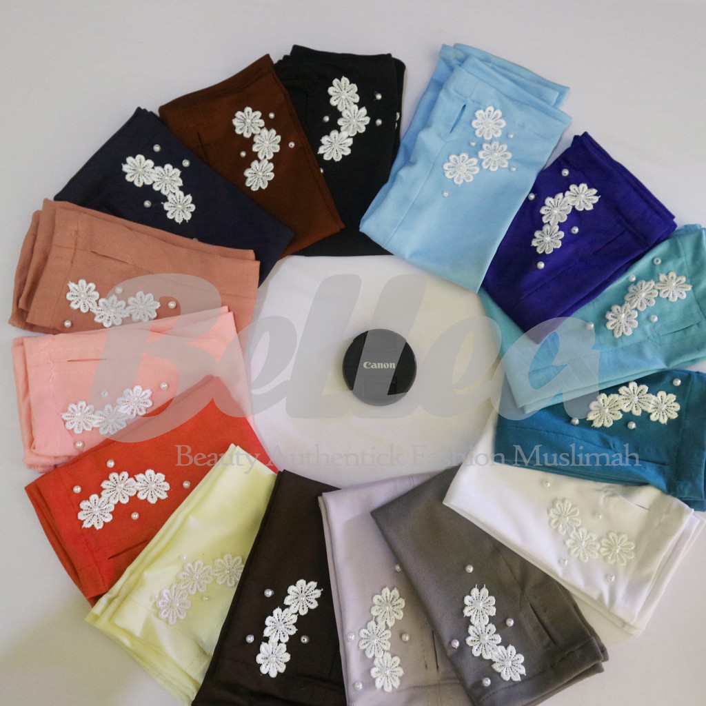 Handsock Jempol Flower / manset bunga / manset tangan / aksesoris muslim / fashion wanita / handsock