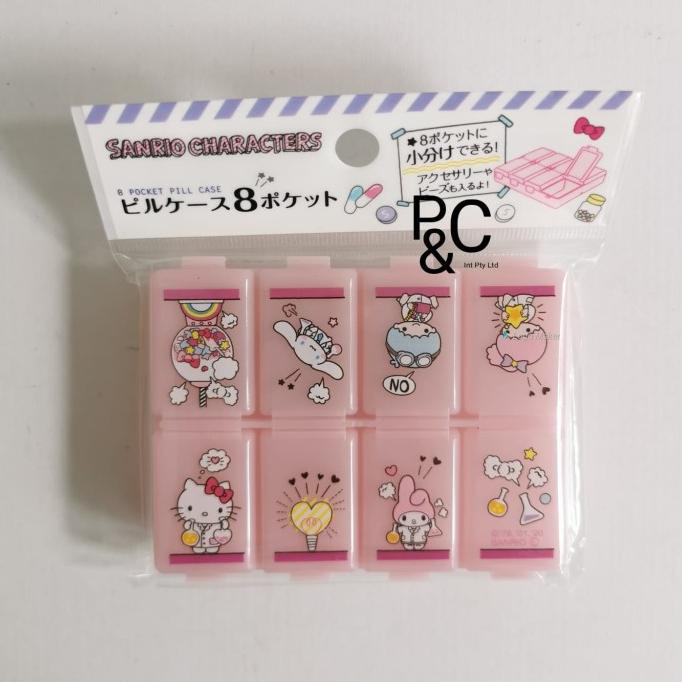 

[[COD]] KOTAK OBAT SEKAT 8 POCKETS SANRIO CHARACTERS MEDICINE PILL CASE TERJAMIN Kode 579