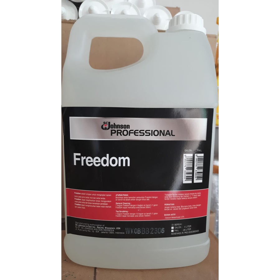 Jual SC Johnson Freedom Pembersih Lantai Vinyl dan Kertas 1 Galon