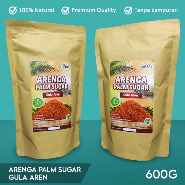 

Gula Merah Aren Premium - Raw Brown Sugar 600gram
