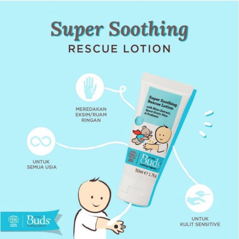 Buds super soothing rescue lotion