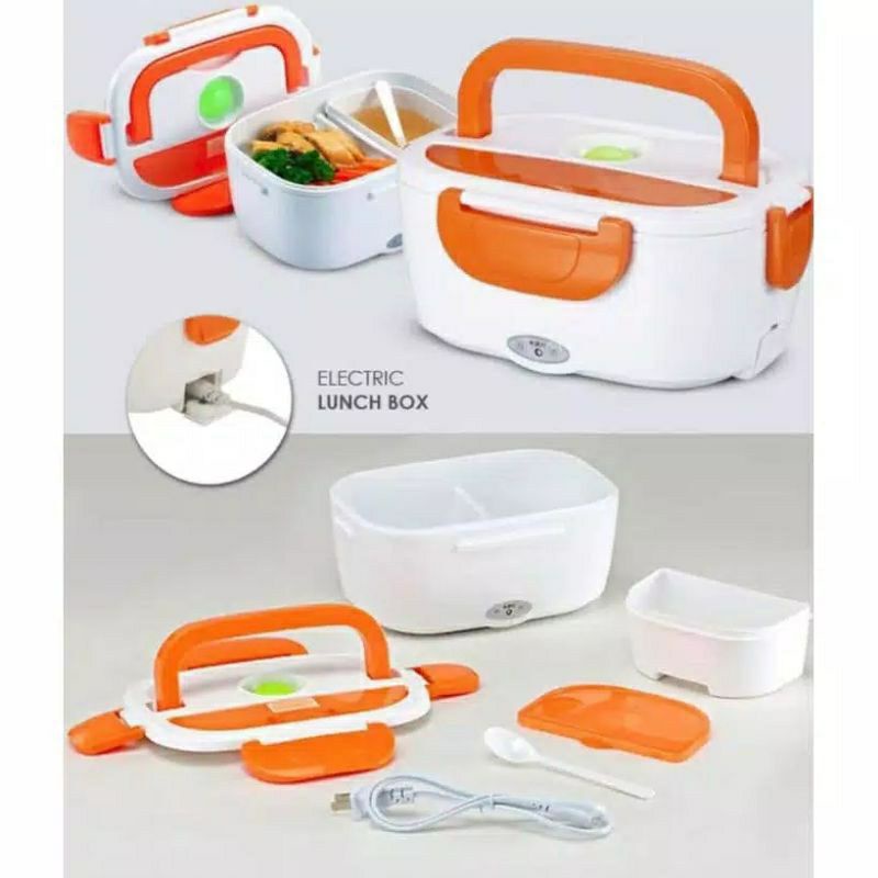 ELECTRIC LUNCH BOX PENGHANGAT MAKANAN KOTAK BEKAL MAKAN LISTRIK