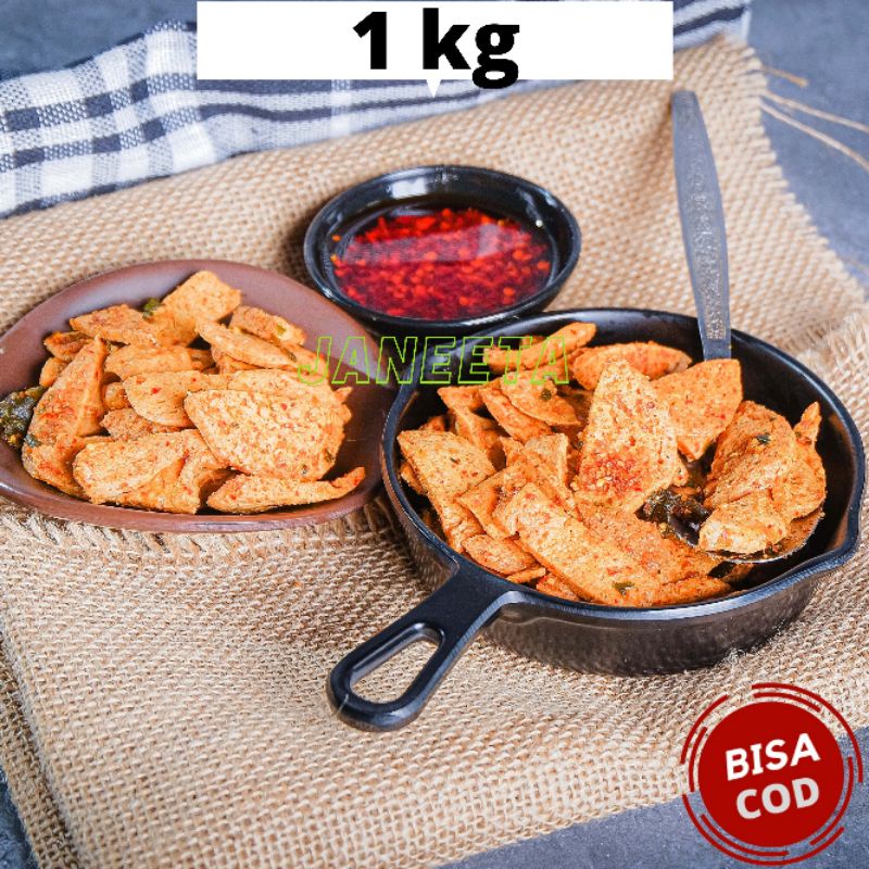 

Basreng Premium 1kg Pedas Daun Jeruk Termurah Banyak Rasa