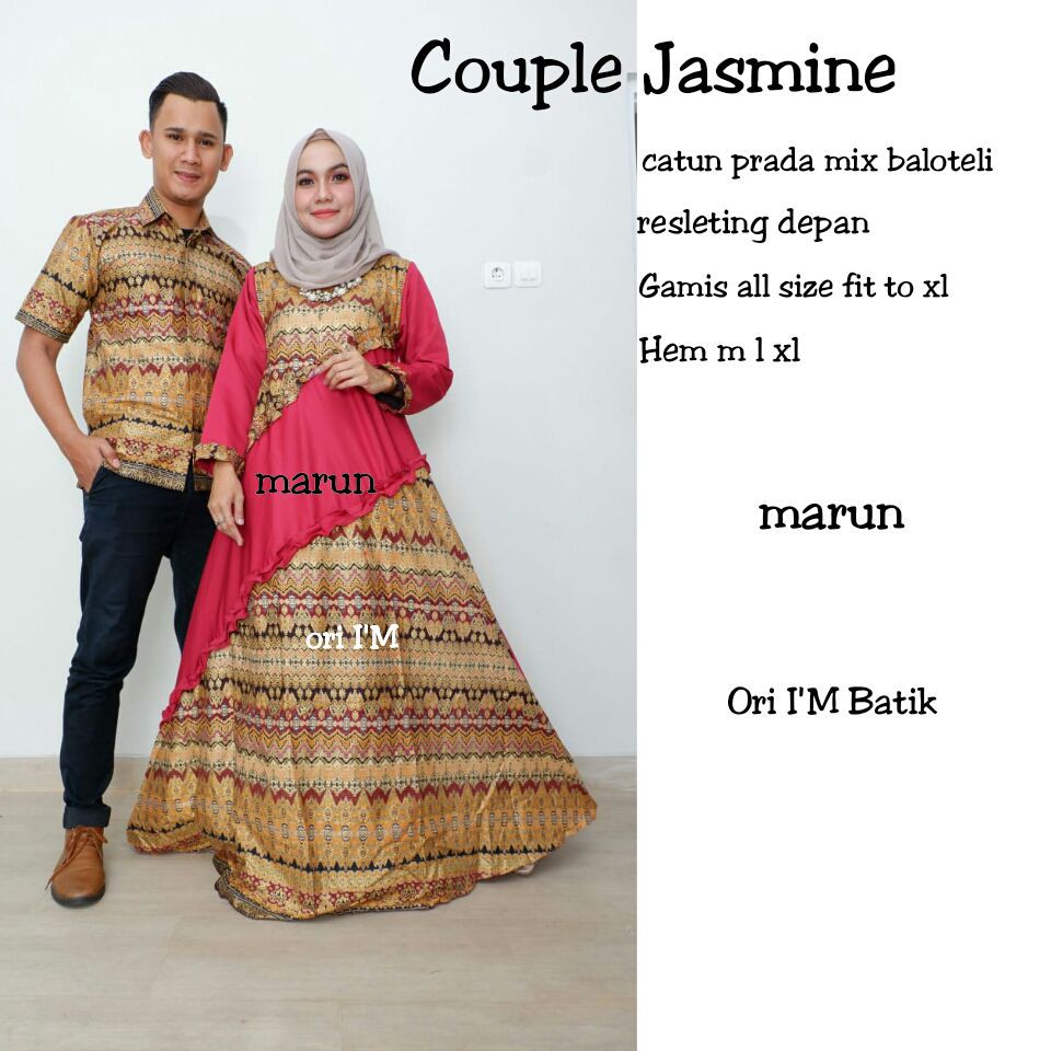 GROSIR BATIK COUPLE JASMINE