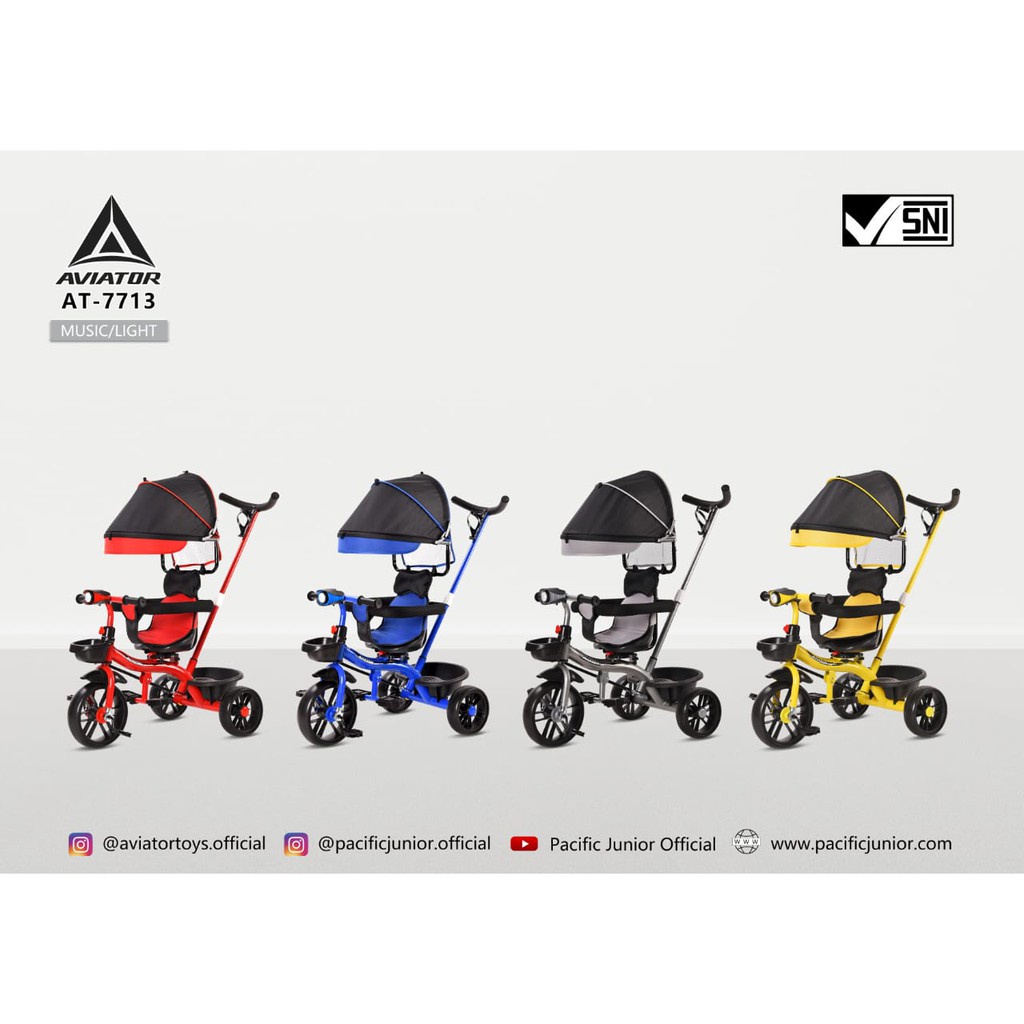 Aviator Tricycle AT - 7713 - Sepeda Roda Tiga