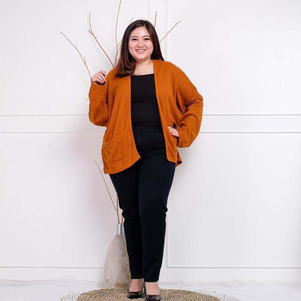 Amy Oversize Knit Cardy - Kardigan Rajut Jumbo