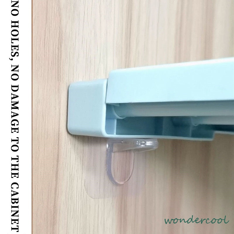 Self-adhesive Wall Hanging Hook Free Punch Sticker Transparan Hiasan Dinding Rumah Tangga Hook-Won