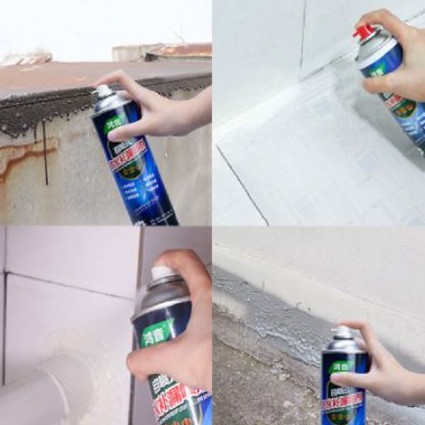 Spray Anti Bocor Tahan Air anti karat Roof Glue Exterior Wall Spray Leak-Proof Ampuh