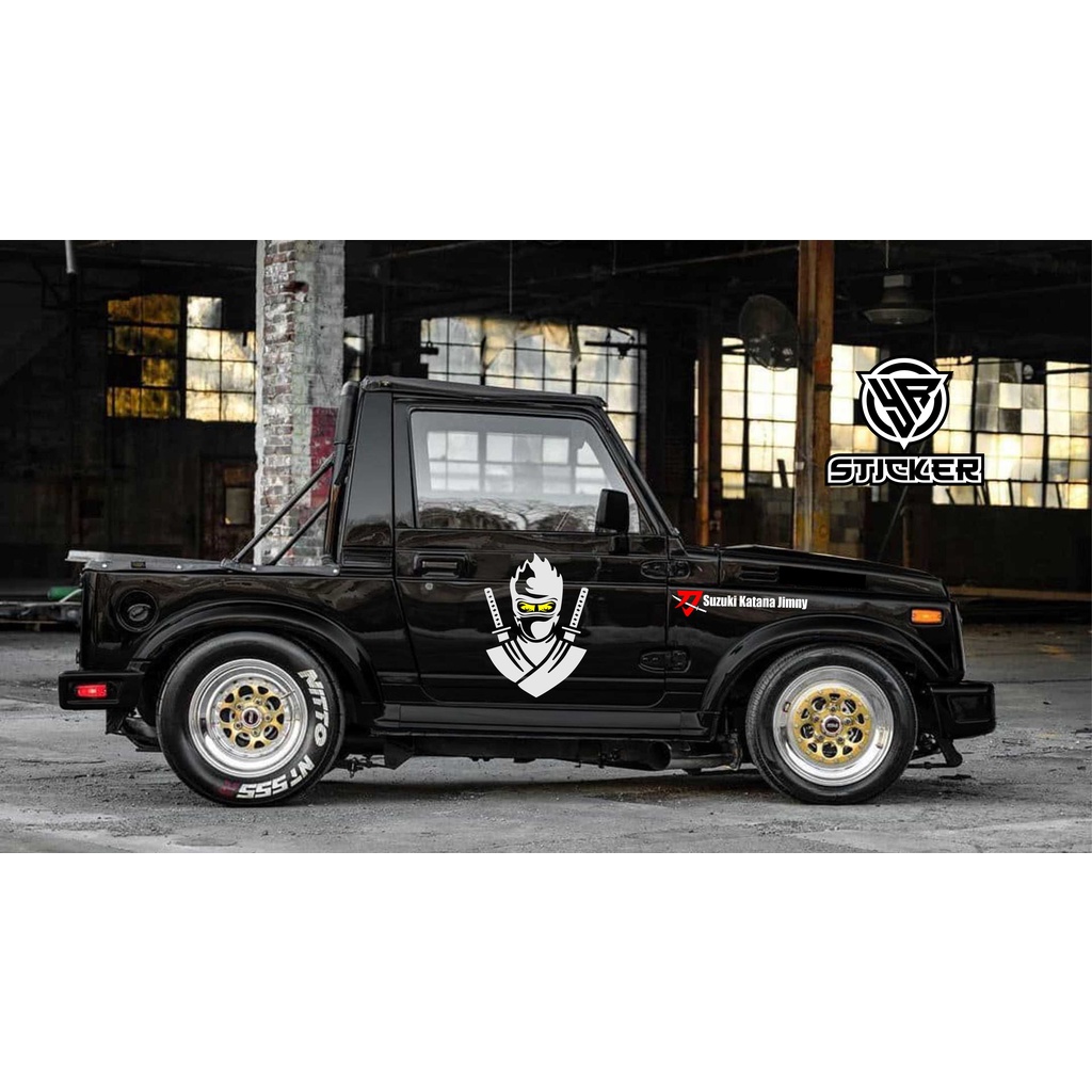 sticker mobil katana jimny feroza rubicon dll