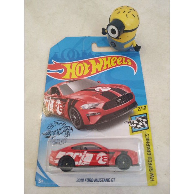 hotwheels 2018 ford mustang GT tampo borla bukan ban karet bukan ths