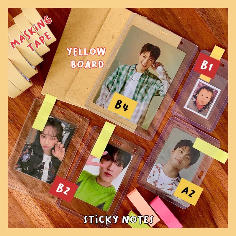 OBRAL TOPLOADER PHOTOCARD / PHOTOCARD HOLDER / YELLOW BOARD / INFRA BOARD / TOP LOADER PC / A2 B2 B4