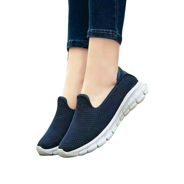 Clarisse Slip on JALA JINGLE Sepatu Wanita Casual Black 