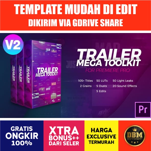 Trailer Mega Toolkit - Premiere Pro V2 - Premiere Pro Project Files