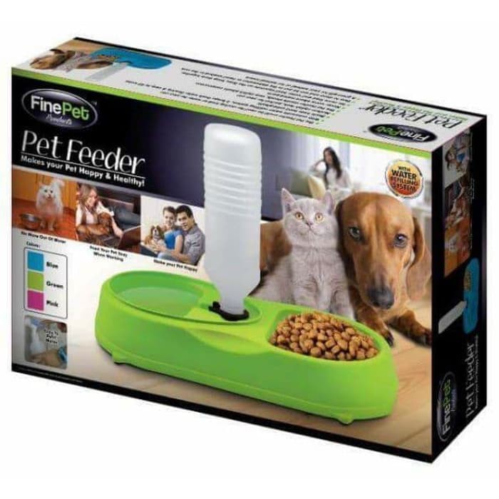 TEMPAT MAKAN Hewan Pet Feeder FinePet Tempat Minum Hewan Peliharaan Binatang Cat Dog Doggy