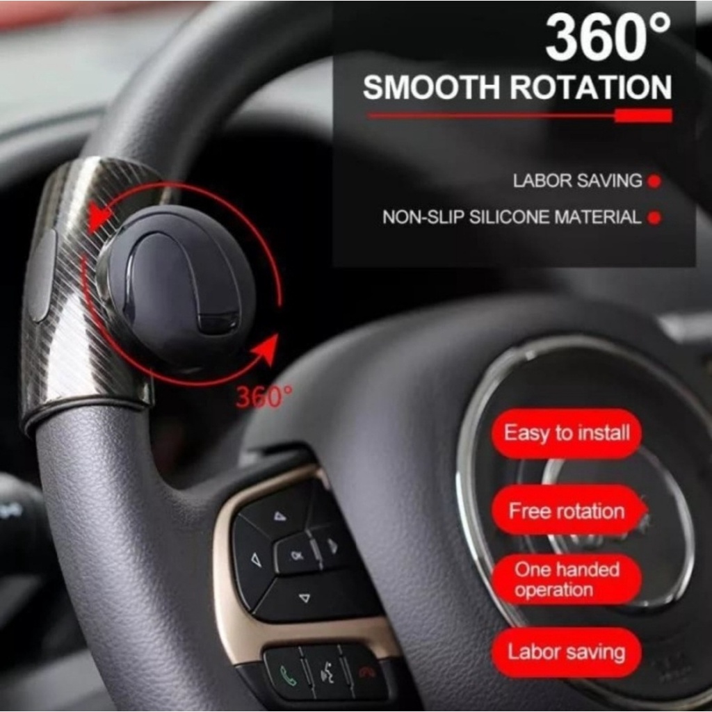 PEGANGAN STIR - POWER HANDLE STIR MOBIL - UNIVERSAL STEERING WHEEL