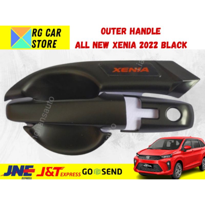 PAKET MODIF ALL NEW XENIA 2022 OUTER HANDLE TANK COVER BLACK DOFF DIJAMIN PNP BERKUALITAS