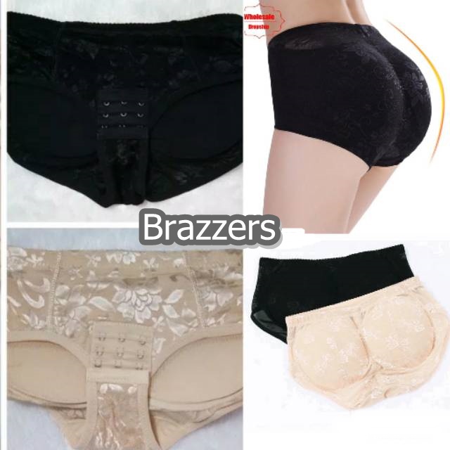 Underwear Daleman Dalaman Celana Korset Busa Pembesar Bokong Pantat Palsu Untuk Pakai Gaun Dress Bru