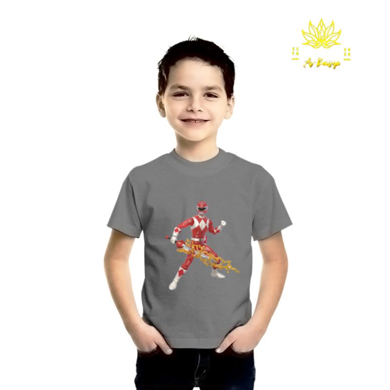 kaos power ranger/kaos power ranger merah/kaos power ranger anak