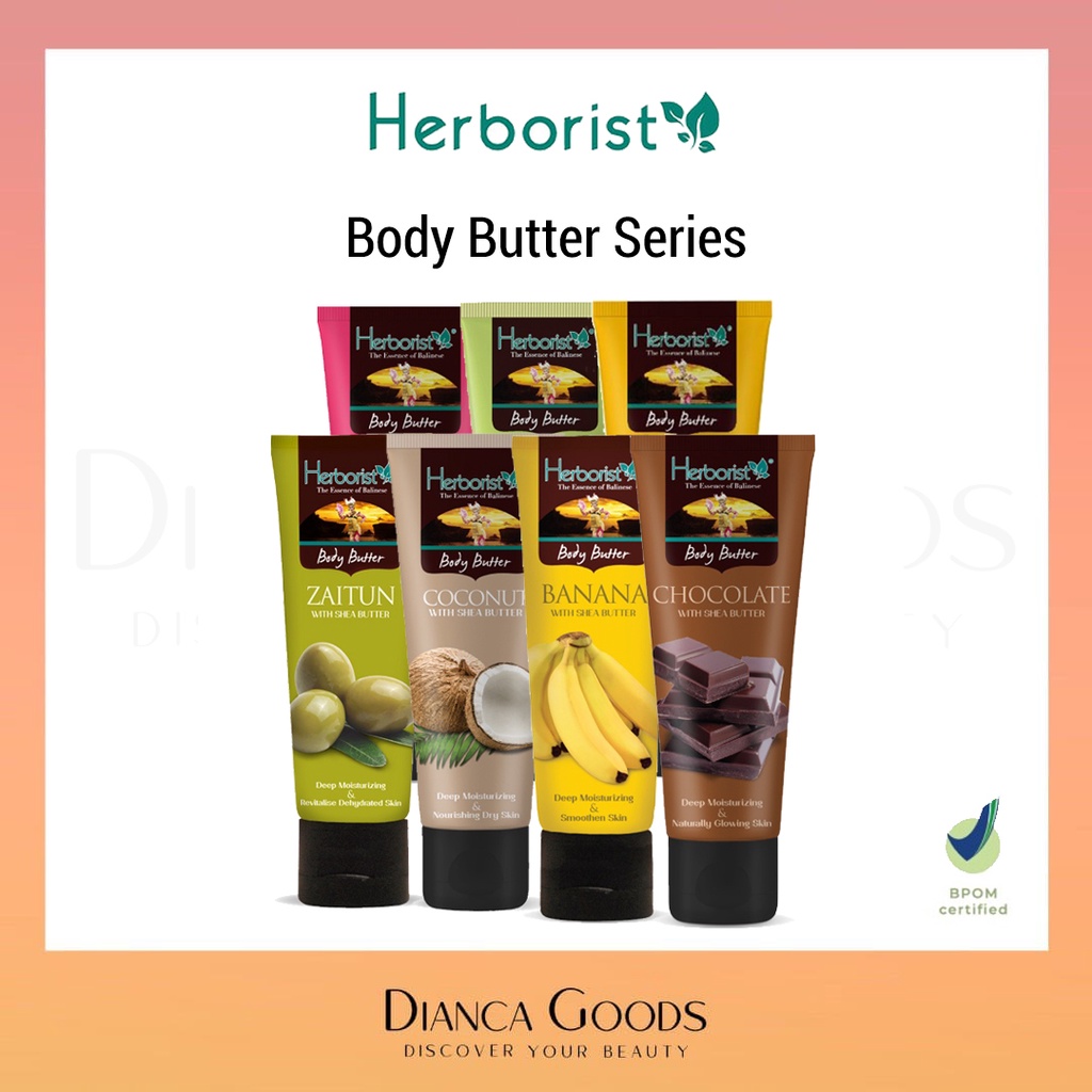 Jual HERBORIST Body Butter 80ml Series Zaitun Olive / Frangipani