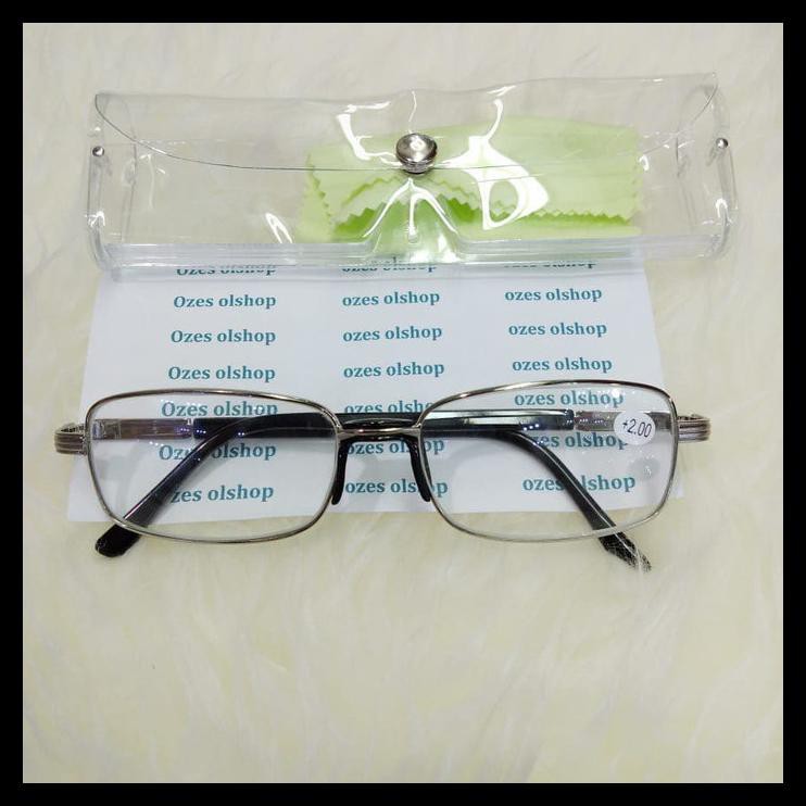 Indh kacamata baca plus bahan lensa kaca asli untuk pria dan wanita STOK TERBATAS Kode 1373