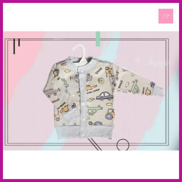 Jaket bayi anak laki laki / jaket bayi perempuan / switer bayi unisex / baju bayi 0-2 tahun