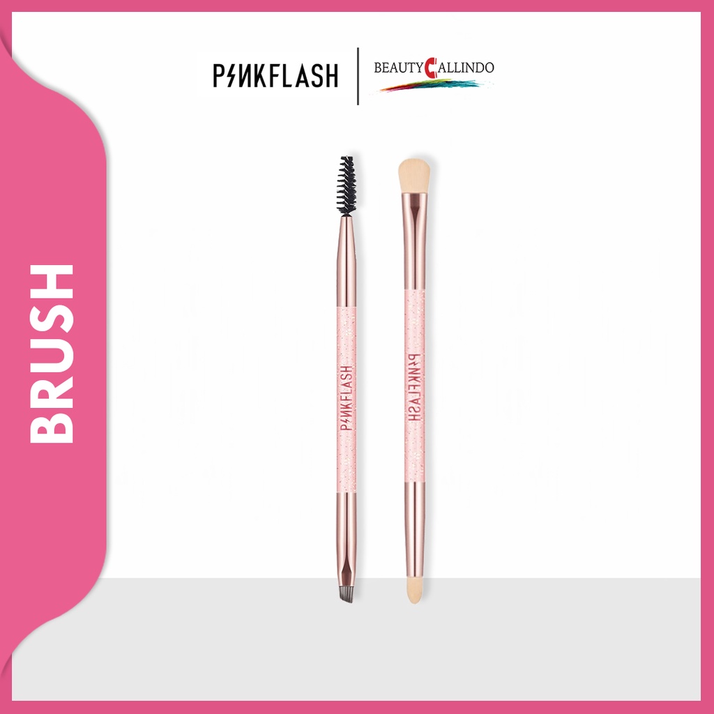 Pinkflash  Brush T04 | PINK FLASH Eyebrow Brush | Eyeshadow Brush| Multi use Duo Professional Makeup Brush