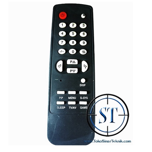 Remote Mesin Tv MONSTAR Remot Mesin Televisi Tabung China Tanpa Setting Factory Reset