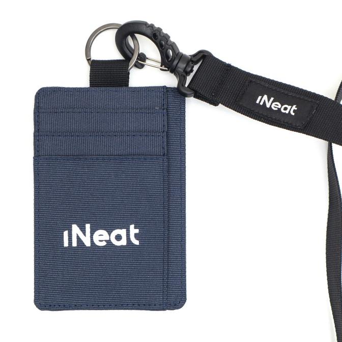 

Ineat Card Holder Lanyard Id Card Nametag Wallet Navy Terlaris