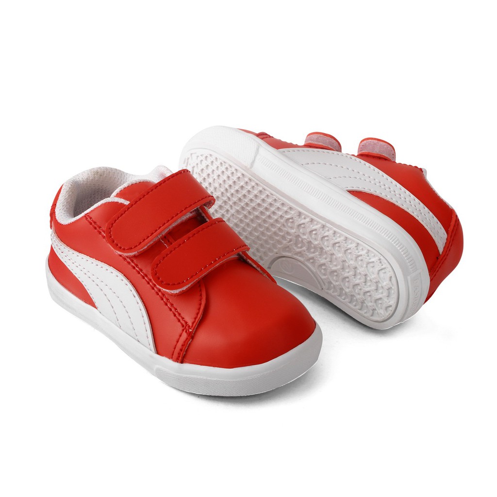 sepatu anak unisex bahan sintetis usia 1 2 taun merah PM MERAH