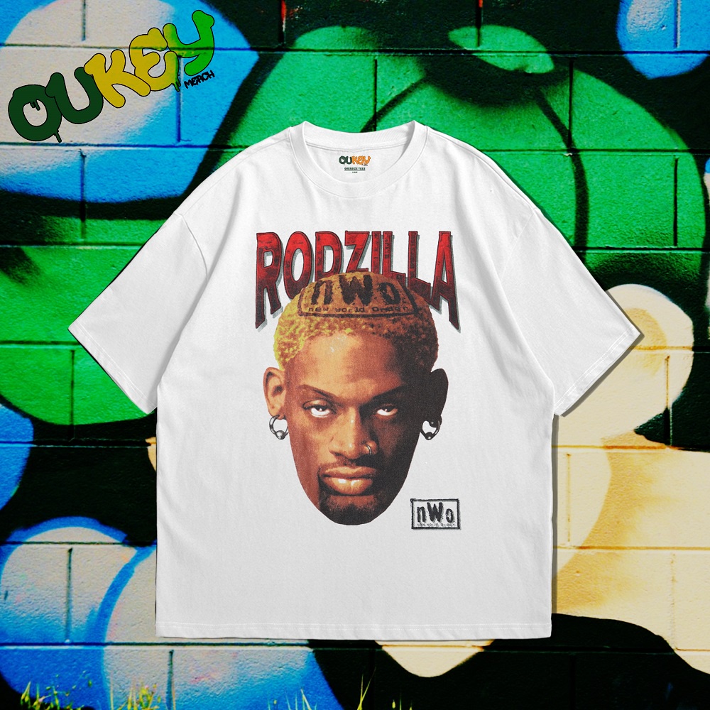 (OVERSIZE) Rodzila T Shirt - NWO, Vintage Tee Basket Chicago Bulls