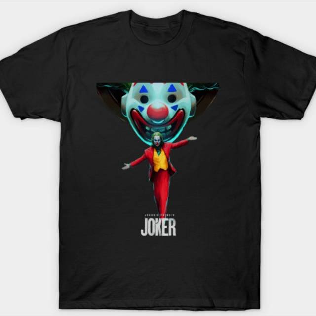 KAOS JOKER CLOWN FACE BAJU TSHIRT COMBED 30S