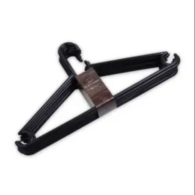 (AceHardware) Kris Hanger Plastik Set10 Pcs/Gantungan Baju Gantungan Pakaian/Hanger Baju