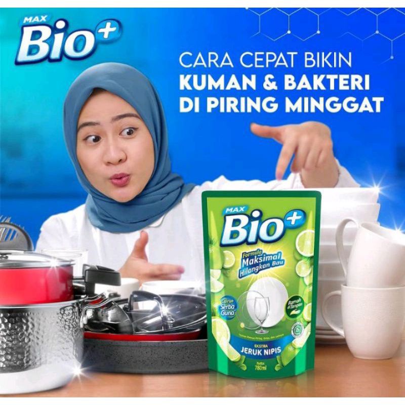 max bio sabun cuci piring 780ml