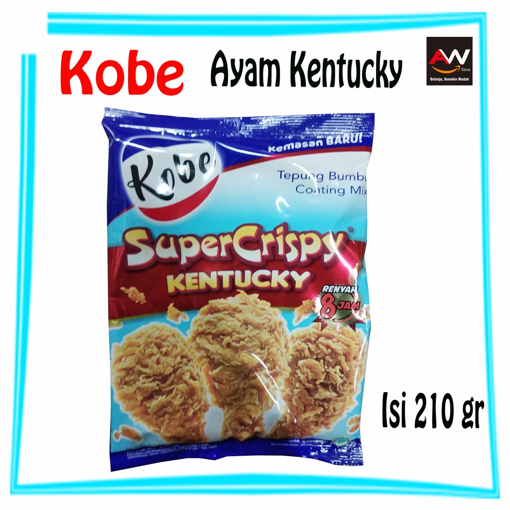 

KOBE AYAM KENTUCKY TEPUNG SERBA GUNA AYAM KRISPI 210 GRAM